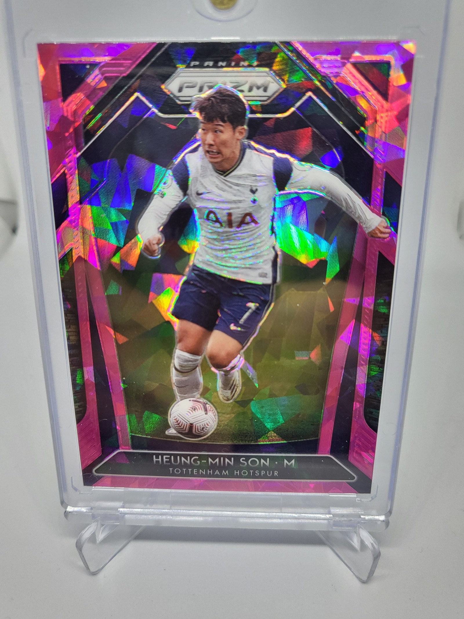 2020 Panini Prizm PINK ICE 손흥민 토튼햄 프리미어리그 축구 EPL 카드