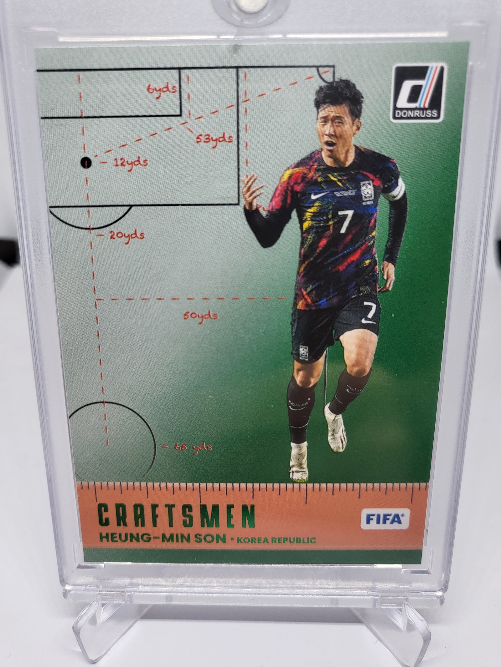 2022 Donruss FIFA Craftsmen 18번 GREEN 손흥민 카드 EPL카드