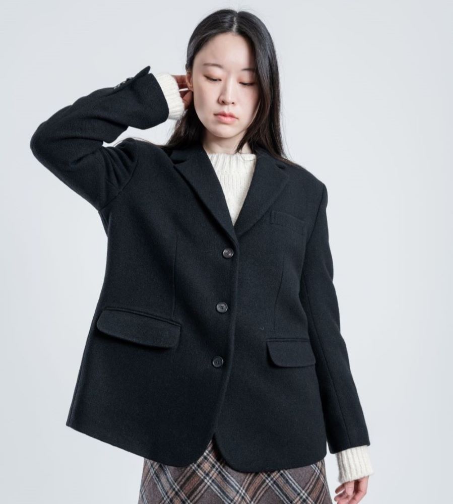 여성울자켓 오버핏 봄 가을겨울자켓 자체제작