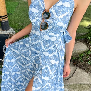 [고급소재] 그라니아 랩원피스 휴양지원피스 허니문룩