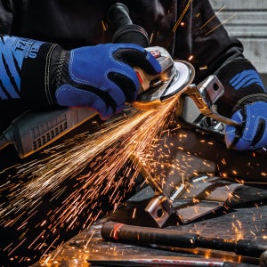 카멜로 아라미드 가죽 용접장갑 장갑 긴소매형 양손