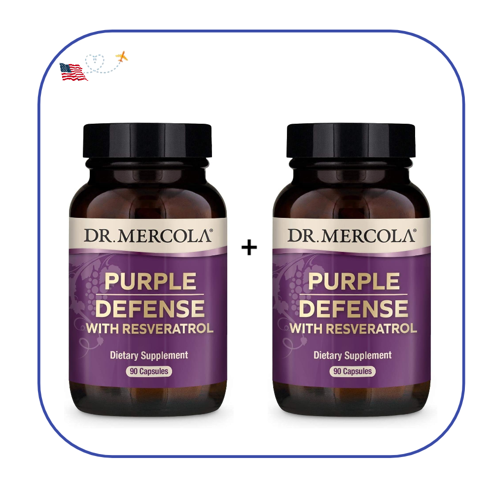 <b>Dr Mercola</b> Purple Defense 레스베라트롤 90캡슐