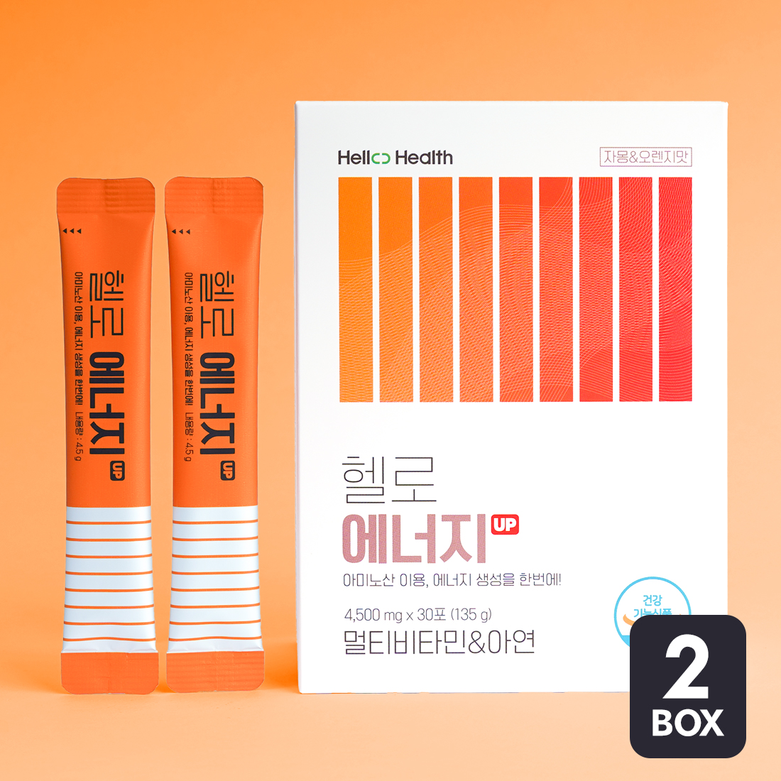 <b>헬로에너지</b> 아미노산 60포 에너지 생성 이소류신 발린 영양제