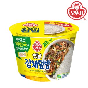 오뚜기컵밥 옛날잡채 덮밥 계란국 241.5g 컵밥 즉석밥
