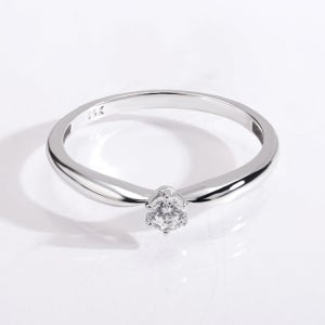 14K 18K 제노 1부 랩다이아몬드 반지 여자 친구 생일 기념일 선물