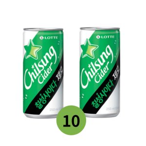칠성사이다 제로 250ml x 10 제로칼로리