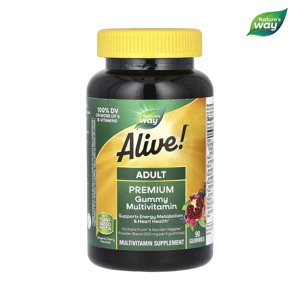 네이쳐스웨이 <b>얼라이브 어덜트</b> 프리미엄 <b>구미</b>젤리 <b>멀티비타민</b> 90<b>구미</b> 종합<b>비타민</b>