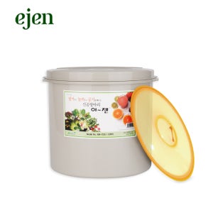 이젠 진공항아리 프리미엄 원형 12리터 밀폐용기 쌀통 장독 된장 고추장 장아찌 매실청 오이지 김치통