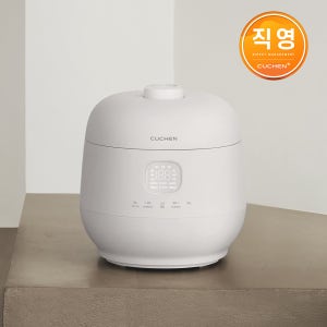 쿠첸 브레인 블라썸화이트 풀스텐 듀얼프레셔 10인용 IH전기압력밥솥 CRH-TWS1010BW