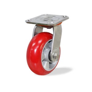 중량용스텐캐스터 6인치 올스텐 알루미늄 우레탄바퀴 스텐캐스터 KCCY 4060 PA SUS SRS