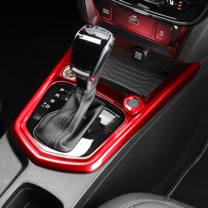 더뉴 티볼리 튜닝 레드 몰딩 기어패널 커버 용품