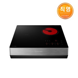 쿠첸 3구 하이브리드 전기레인지 프리스탠딩 CIR-C3F3120DSBE