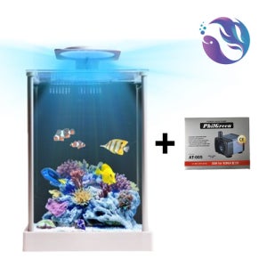 [-37%행사] 클리오네 배면섬프 일체형 수조 A-1688 화이트+전용 리턴펌프