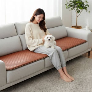 3H 한일온열기 그래핀 탄소 카본 전자파차단 두꺼운 전기방석 쇼파 온열 캠핑 차박-다이아 3인용 50x140