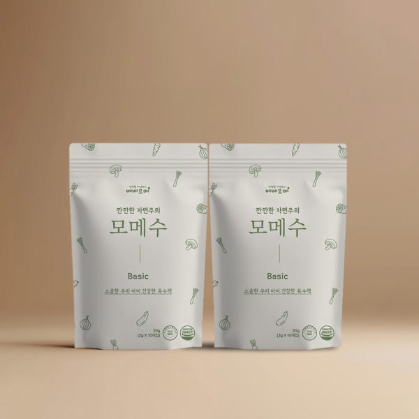 베베모메 [1+1]런칭 기념 모메수 베이직 이유식 육수팩 육수 채수 티백