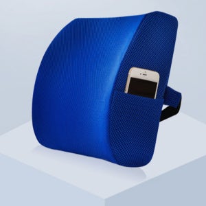 사무실의자등받이쿠션 바른자세 척추쿠션 침대허리받침 등베개