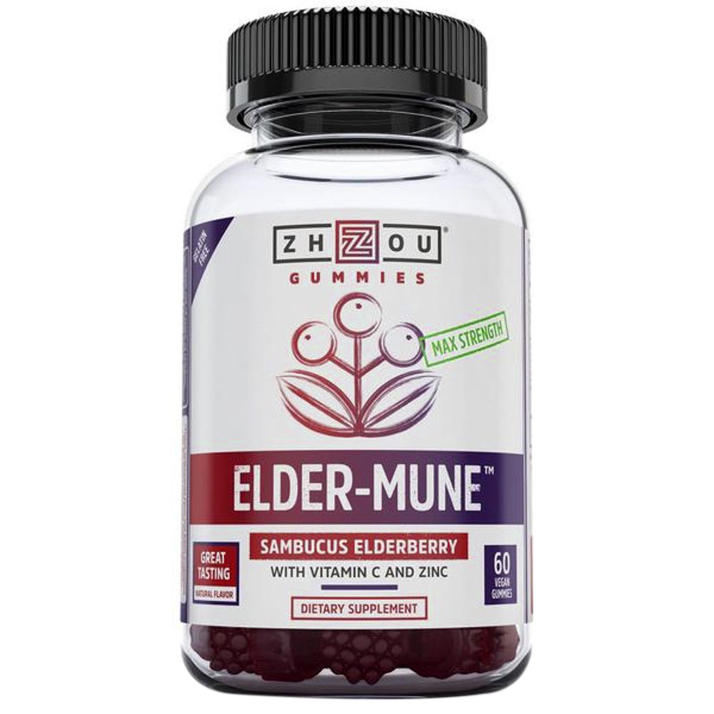 주뉴트리션 엘더-뮨 삼부커스 <b>엘더베리 비건 구미</b> 60구미