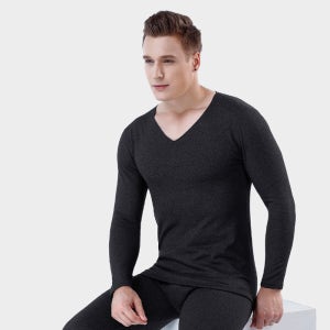 발열내의 기모 심리스 남성내복 성인 웜웨어 세트 프리넥SPXIN