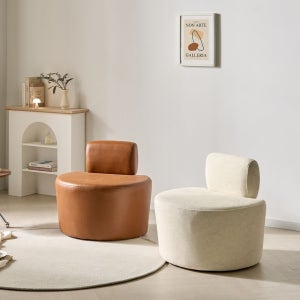 수플레 1인용 소파 패브릭 미니 쇼파 화장대 의자