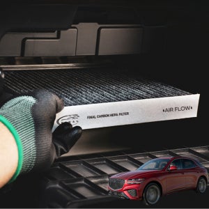 [호환]파이널 현대 제네시스 더 뉴 GV70 자동차 차량용 활성탄 에어컨 필터 A18