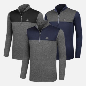 남성 집업티 겨울 작업복상의 등산 긴팔 티셔츠 남자 등산복 (SY23LT081M)