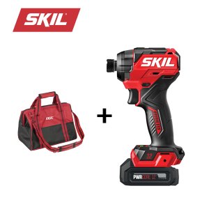 SKIL 스킬 전동공구 충전 임팩 드라이버 세트 12V ID6744SE20 토크 170Nm 소형 공구가방 포함