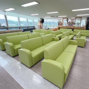 HN-80 2인용 쇼파 학교 주간보호센터 요양원 병원 약국 인조가죽쇼파