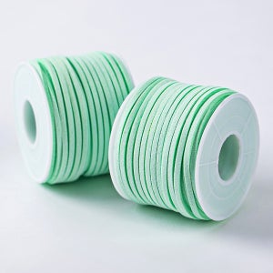 마스크스트랩끈 diy 대량 스웨이드끈 애플민트 2.5mm 20m 10개