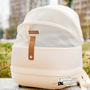 펫씨크 트렌디 미니 백팩 상부 개방형 입구 전면 매쉬처리 1kg 초경량 무게로 편안한 백