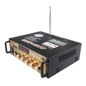 블루투스 HIFI 미니 뮤직 파워 앰프 U디스크 스피커