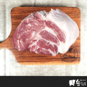 송한우 국내산 한돈 1등급 1+목살 구이 통목살 500g