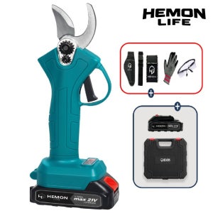 헤몬 전동 전지가위 전기 충전 가위 25mm 풀세트