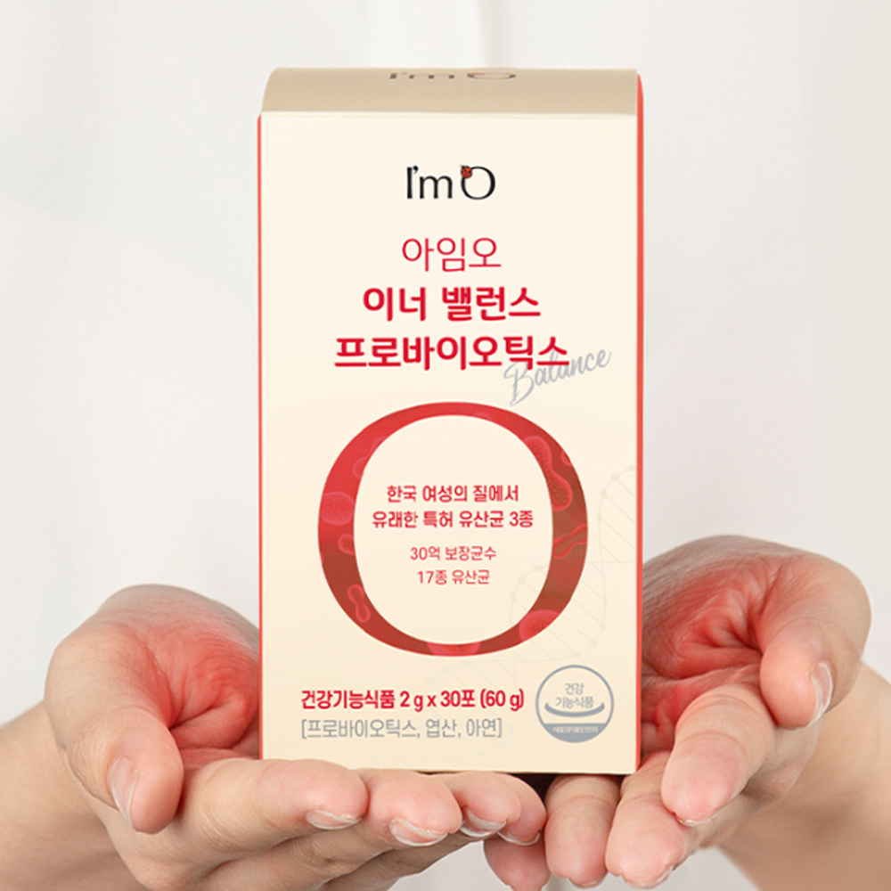 이너밸런스 질유산균 여성 프로바이오틱스 유산균 30포