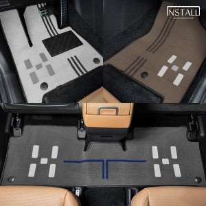 현대 디 올뉴 싼타페 MX5 인스톨 뉴 코일매트 디자인 카매트 5인승/가솔린 1열+2열