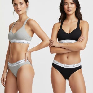 캘빈클라인 언더웨어 CK 여성 팬티 브라렛 언더웨어 세트