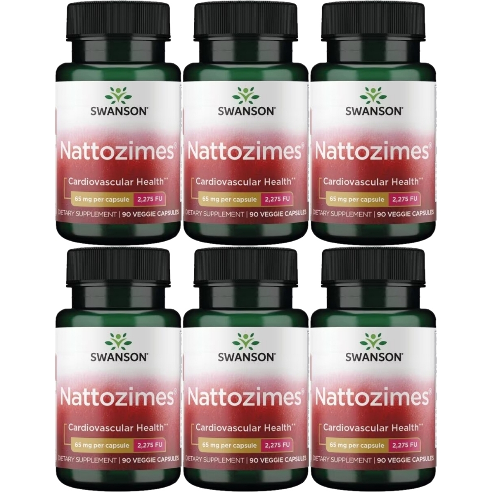 스완슨 Nattozimes 나토짐 65mg 90정 6팩