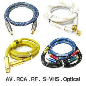 TV연결케이블 광케이블 무산소동선 AV RCA 1P 2P 3P 슈퍼4P 컴포지트