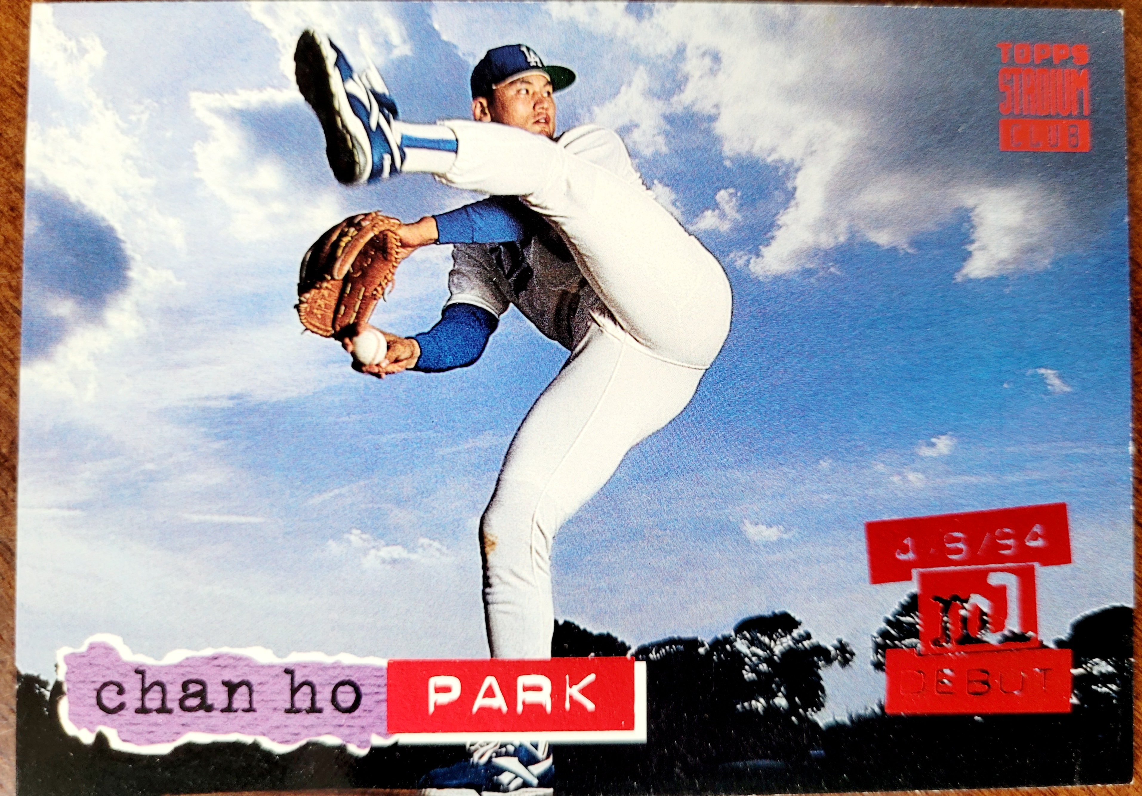 MLB 메이저리그 박찬호 야구카드 94년