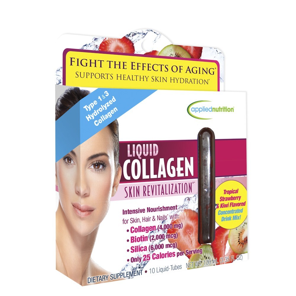 어플라이드뉴트리션 <b>리퀴드 콜라겐</b> 4000mg 스킨 리바이탈리제이션 스트로베리 100ml