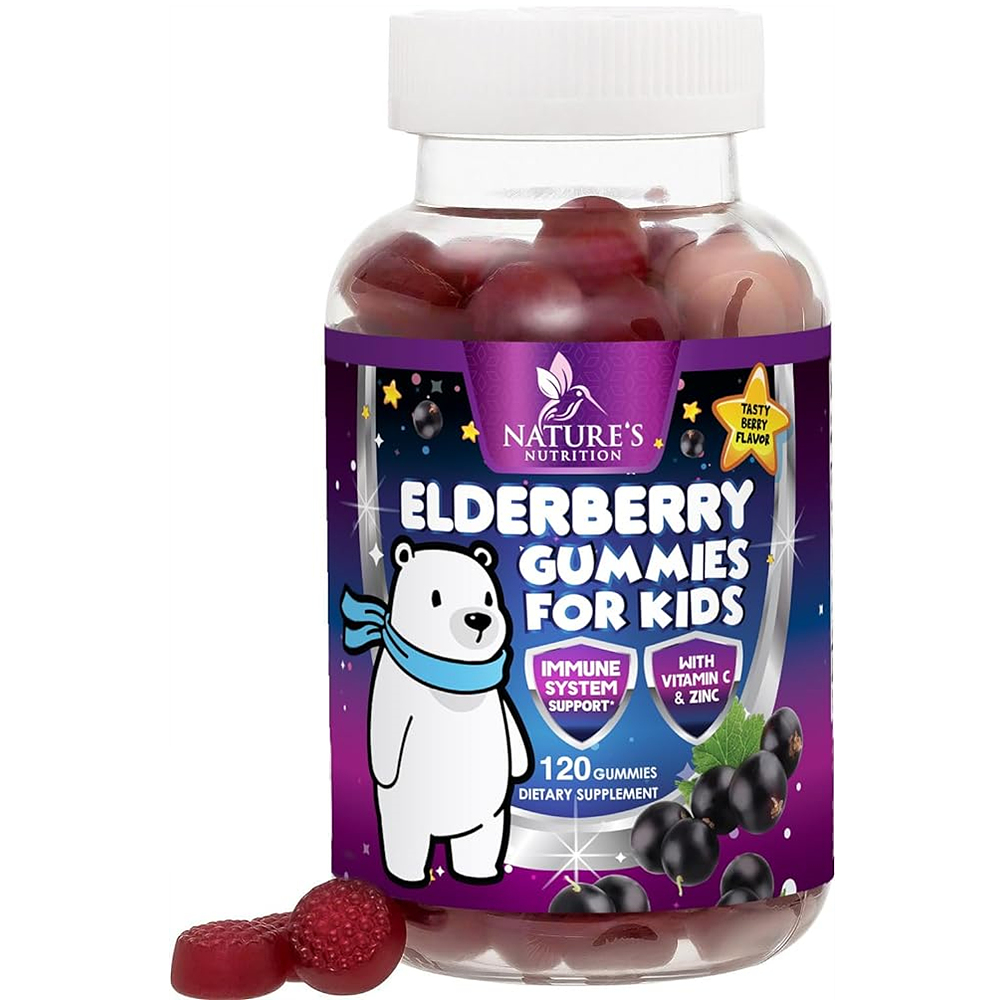 네이처스뉴트리션 어린이 <b>엘더베리 구미</b> 120개