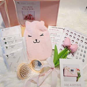 생리대 초경선물 6종 세트 입는생리대 오버나이트 중 소 대형 첫생리 월경 찜질팩