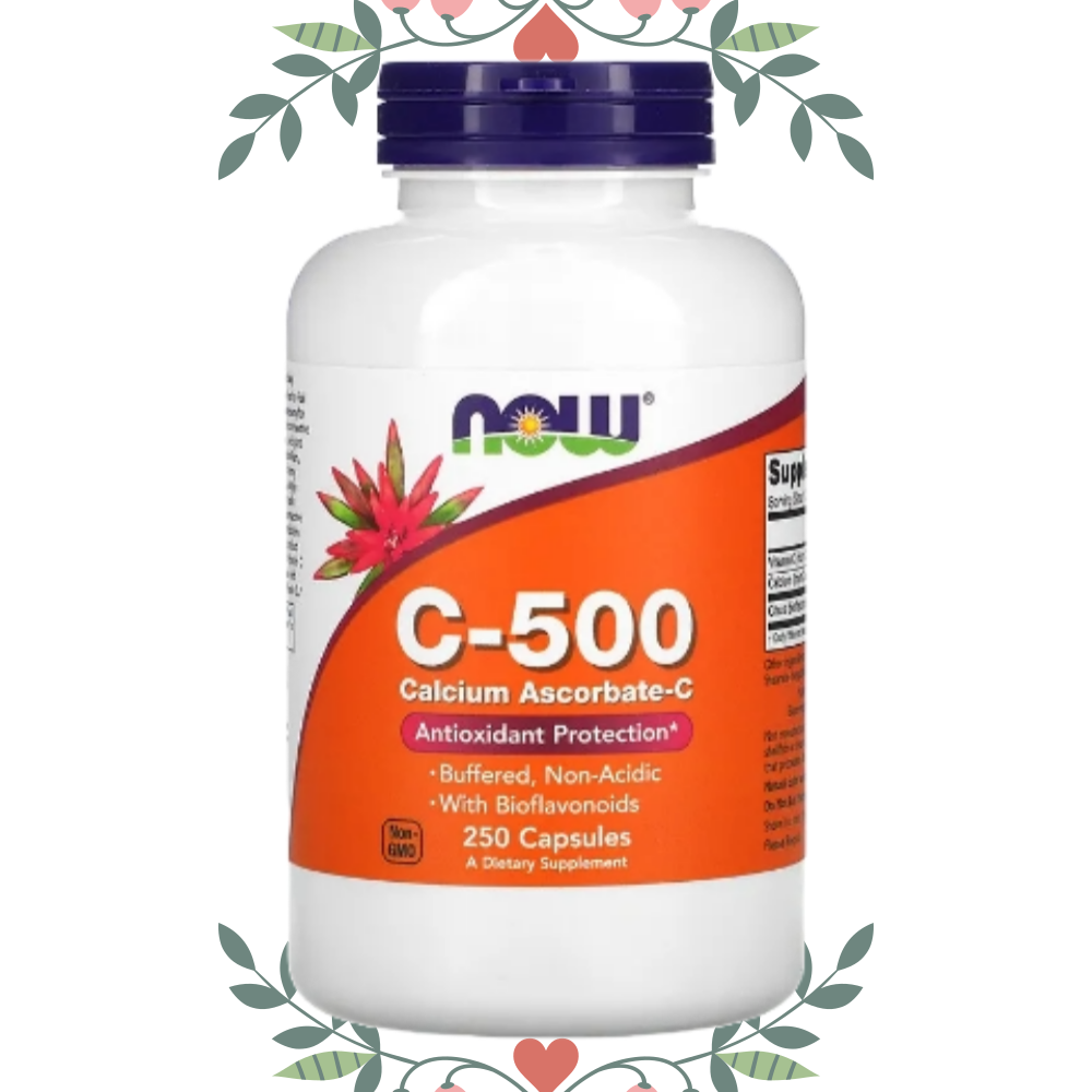 나우푸드 비타민C 500 <b>아스코르브산칼슘</b> 250정