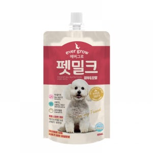 [유통기한하단표기] 에버그로 펫밀크 독밀크 강아지우유 피부+모발, 150ml, 1개