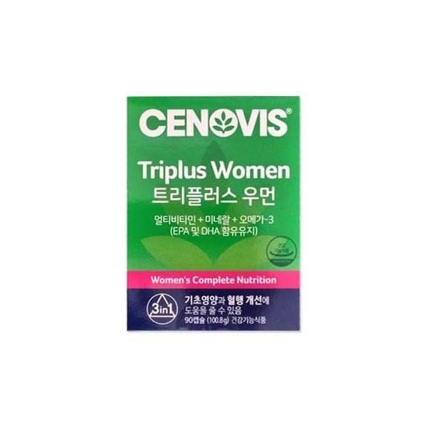 세노비스 트리플러스 우먼 1120mg 90캡슐 1박스 mj 1021452