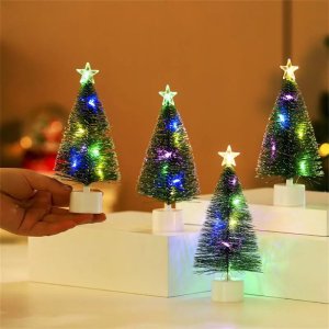 디스 크리스마스트리 장식 전구 나무 크리스마스 매력적인 무장식 선물 아름다운 풀세트 트리