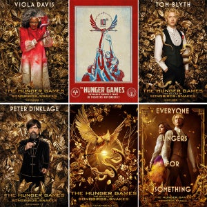 헝거게임 노래하는 새와 뱀의 발라드 포스터 옛날 감성 영화포스터 가게 인테리어 집들이선물