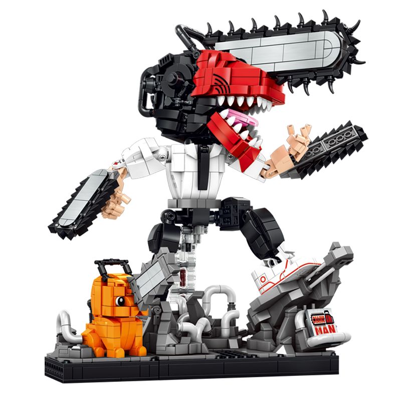 중국 레고 체인소맨 포치타 애니 캐릭터 호환 블럭 테크닉 조립 키덜트