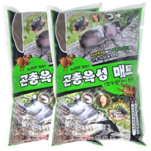 장수풍뎅이애벌레톱밥 발효톱밥 애벌레 먹이 3L 2개
