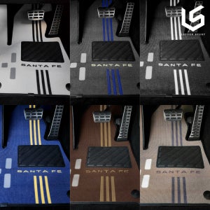 싼타페 MX5 디자인 카매트 5인승 하이브리드 1열+2열 코일매트 맞춤제작상품