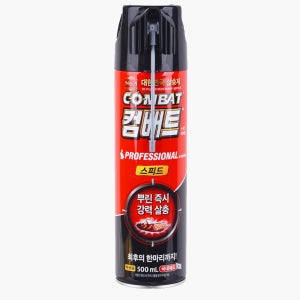 컴배트 뿌리는바퀴벌레약 바퀴벌레 퇴치법 에어졸 바퀴약 스프레이 500ml